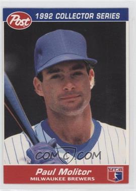 1992 Post - Food Issue [Base] #17 - Paul Molitor