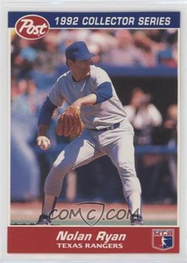 1992 Post - Food Issue [Base] #27 - Nolan Ryan