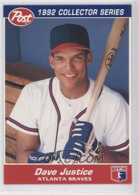 1992 Post - Food Issue [Base] #29 - David Justice