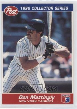 1992 Post - Food Issue [Base] #3 - Don Mattingly