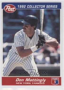 1992 Post - Food Issue [Base] #3 - Don Mattingly