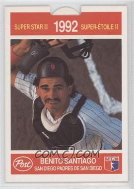 1992 Post Canadian Super Star II Pop-Up - [Base] #2 - Benito Santiago