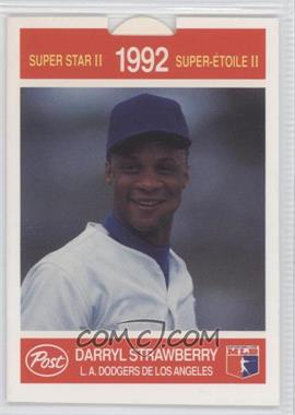 1992 Post Canadian Super Star II Pop-Up - [Base] #7 - Darryl Strawberry [Noted]