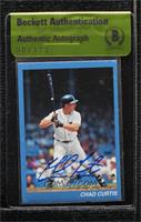 Chad Curtis (Tigers) [BAS Beckett Auth Sticker]