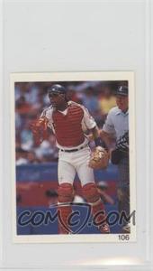 1992 Red Foley's Best Baseball Book Ever Stickers - [Base] #106 - Sandy Alomar Jr.