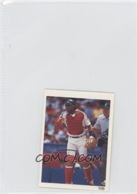 1992 Red Foley's Best Baseball Book Ever Stickers - [Base] #106 - Sandy Alomar Jr.