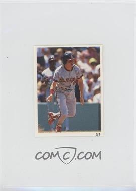 1992 Red Foley's Best Baseball Book Ever Stickers - [Base] #51 - Wally Joyner