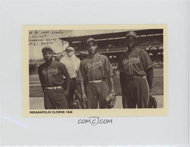 1992 Retort Negro Leagues Legends Postcards - [Base] #76 - Indianapolis Clowns East/West Classic /10000