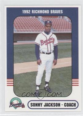 1992 Richmond Comix & Cardz Richmond Braves - [Base] #19 - Sonny Jackson