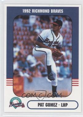 1992 Richmond Comix & Cardz Richmond Braves - [Base] #33 - Pat Gomez