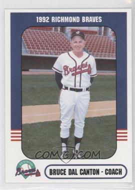 1992 Richmond Comix & Cardz Richmond Braves - [Base] #39 - Bruce Dal Canton