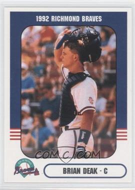 1992 Richmond Comix & Cardz Richmond Braves - [Base] #8 - Brian Deak