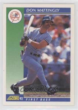 1992 Score - [Base] #23 - Don Mattingly