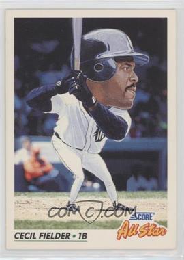 1992 Score - [Base] #431 - All-Star - Cecil Fielder