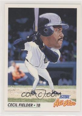 1992 Score - [Base] #431 - All-Star - Cecil Fielder