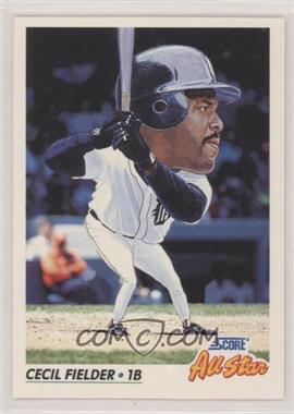 1992 Score - [Base] #431 - All-Star - Cecil Fielder