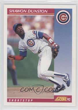 1992 Score - [Base] #634 - Shawon Dunston