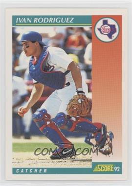 1992 Score - [Base] #700 - Ivan Rodriguez