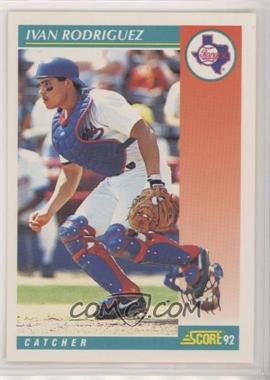 1992 Score - [Base] #700 - Ivan Rodriguez