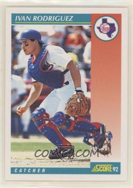 1992 Score - [Base] #700 - Ivan Rodriguez