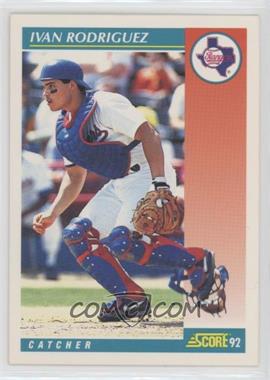 1992 Score - [Base] #700 - Ivan Rodriguez