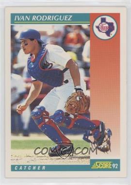 1992 Score - [Base] #700 - Ivan Rodriguez