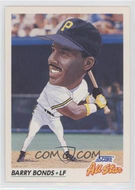 1992 Score - [Base] #777 - All-Star - Barry Bonds