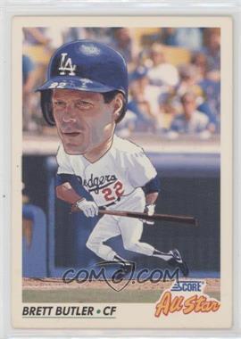 1992 Score - [Base] #778 - All-Star - Brett Butler [EX to NM]