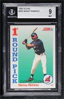 1st Round Pick - Manny Ramirez [BGS 9 MINT]