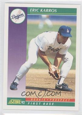 1992 Score - [Base] #827 - Eric Karros