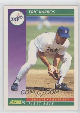 1992 Score - [Base] #827 - Eric Karros