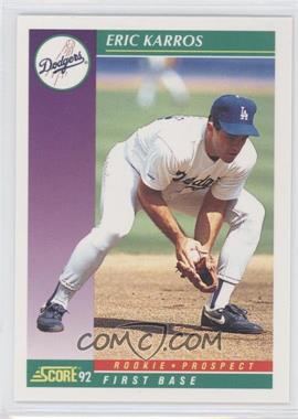 1992 Score - [Base] #827 - Eric Karros