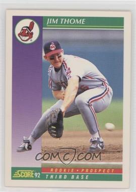 1992 Score - [Base] #859 - Jim Thome