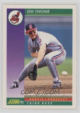 1992 Score - [Base] #859 - Jim Thome