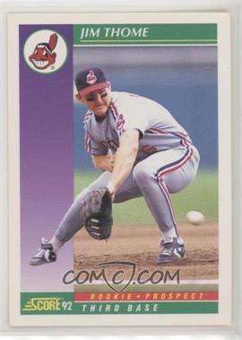 1992 Score - [Base] #859 - Jim Thome