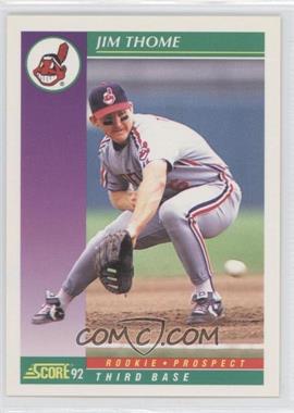 1992 Score - [Base] #859 - Jim Thome