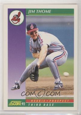 1992 Score - [Base] #859 - Jim Thome