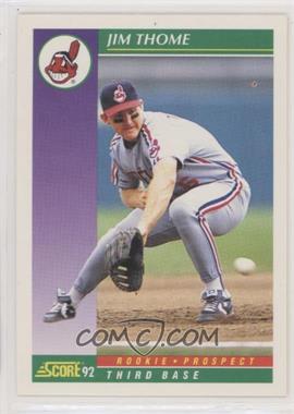 1992 Score - [Base] #859 - Jim Thome