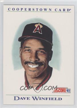 1992 Score - Factory Set Inserts #B10 - Dave Winfield