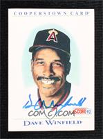 Dave Winfield [JSA Certified COA Sticker]