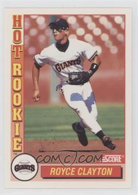 1992 Score - Hot Rookie #2 - Royce Clayton