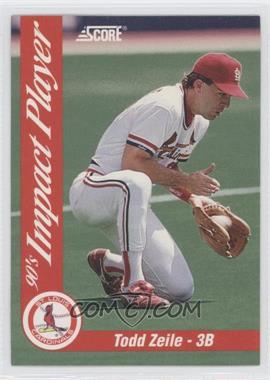 1992 Score - Impact Players #34 - Todd Zeile