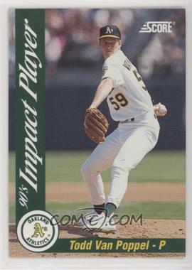 1992 Score - Impact Players #37 - Todd Van Poppel