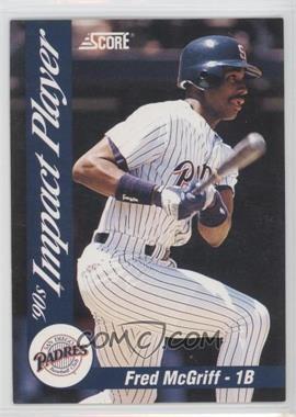 1992 Score - Impact Players #56 - Fred McGriff