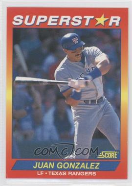 1992 Score 100 Hottest Players - Box Set [Base] #69 - Juan Gonzalez