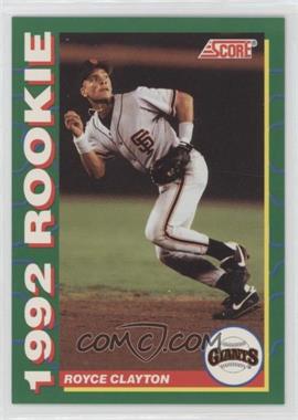 1992 Score Glossy Rookies - Box Set [Base] #12 - Royce Clayton