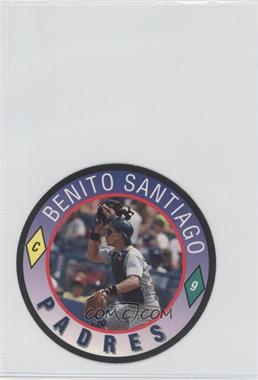 1992 Score Hardee's/Coca-Cola Major League Line-Up Discs - Restaurant [Base] #14 - Benito Santiago