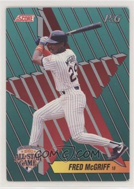 1992 Score Proctor & Gamble All-Stars - [Base] #11 - Fred McGriff [Good to VG‑EX]