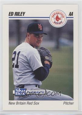 1992 SkyBox Pre-Rookie - AA Packs #212 - Ed Riley