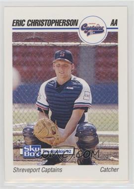 1992 SkyBox Pre-Rookie - AA Packs #255 - Eric Christopherson